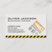 Bouw | graafwerktuig | Onroerend goed Visitekaartje (Voorkant)