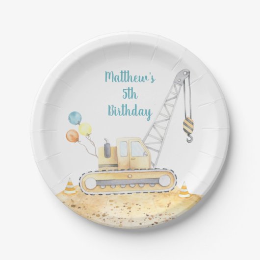 Bouw gradiëntpomp vrachtdag papieren bordje (Voorkant)