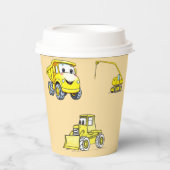 Bouw grappige voertuigen papieren bekers (Voorkant)