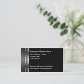 Bouw Grijs Zilveren Tone Modern Visitekaartje (Staand voorkant)