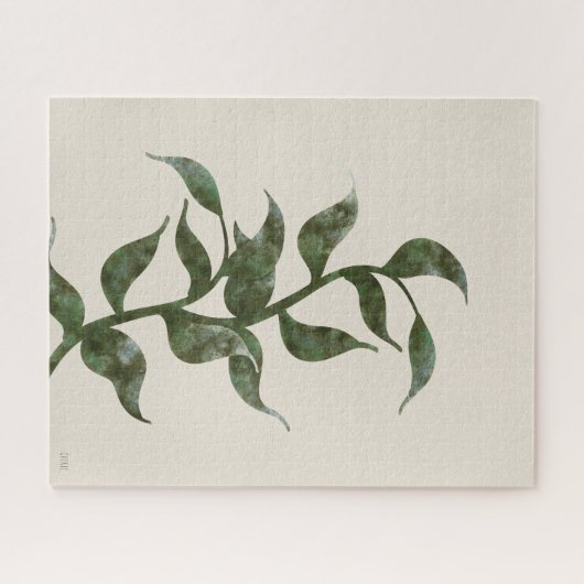 Bouw | Groene Planten Legpuzzel (Horizontaal)