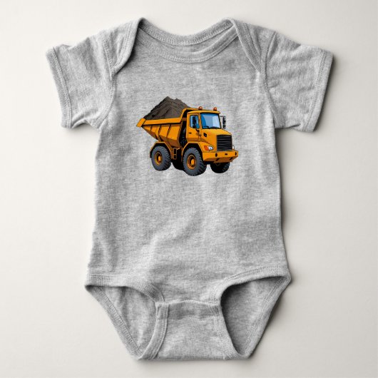 Bouw/grondverhuizer/stortwagen Romper (Voorkant)