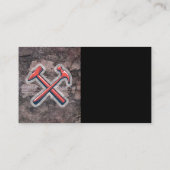 Bouw | Hamer Iconen Afsprakenkaartje (Achterkant)