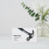 bouw/handbediende visitekaartje (Staand voorkant)