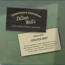 Bouw Handyman Carpentry Dark Wood