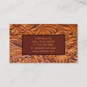 Bouw Handyman Cowboy Land Western Visitekaartje (Achterkant)