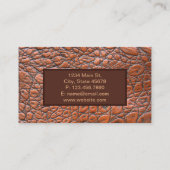 Bouw Handyman Cowboy Land Western Visitekaartje (Achterkant)