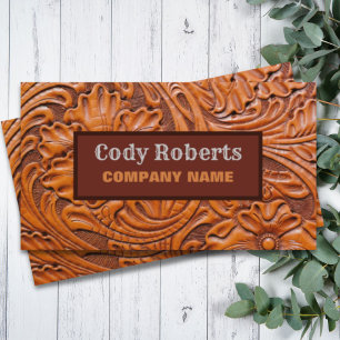 Bouw Handyman Cowboy Land Western Visitekaartje