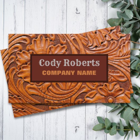 Bouw Handyman Cowboy Land Western Visitekaartje