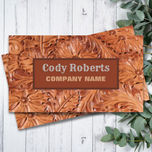 Bouw Handyman Cowboy Land Western Visitekaartje