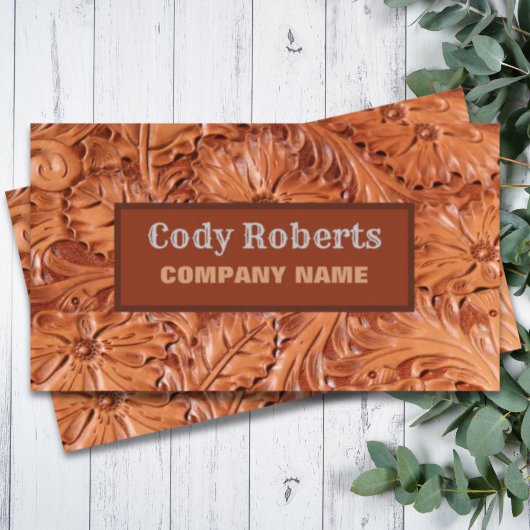 Bouw Handyman Cowboy Land Western Visitekaartje