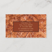 Bouw Handyman Cowboy Land Western Visitekaartje (Achterkant)