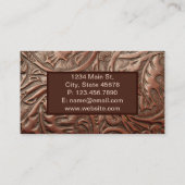 Bouw Handyman Cowboy Land Western Visitekaartje (Achterkant)