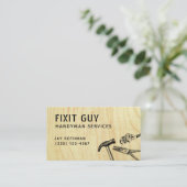 Bouw Handyman Tools, Home Improvement Visitekaartje (Staand voorkant)