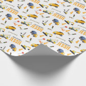 Bouw Happy Birthday Cadeaupapier (Hoek)