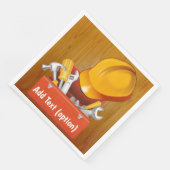 Bouw Hard Pet en Tool Box Papieren servetten (Hoek)