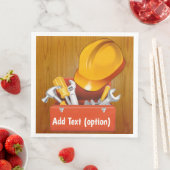 Bouw Hard Pet en Tool Box Papieren servetten (Insitu)