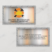 Bouw Hard Pet Wrench Hammer Visitekaartje (Voorkant / Achterkant)