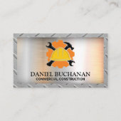 Bouw Hard Pet Wrench Hammer Visitekaartje (Voorkant)