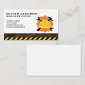 Bouw | Harde petten moersleutels Visitekaartje (Voorkant / Achterkant)