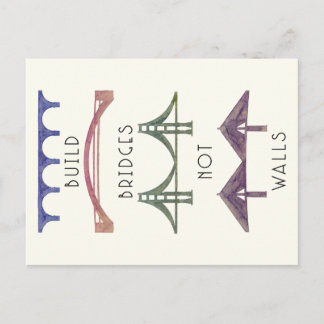 Bouw het Briefkaart van de Muren van Bruggen niet