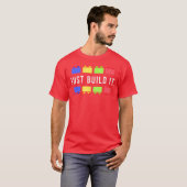 Bouw het Meester Bouwer Bouwblok T-shirt (Voorkant volledig)