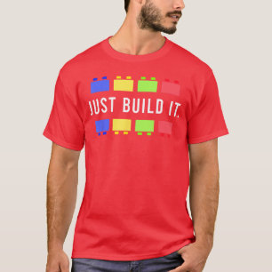 Bouw het Meester Bouwer Bouwblok T-shirt