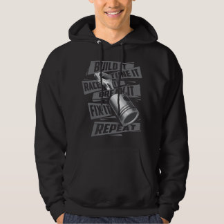Bouw het, stem het, race het, breek het - Auto Ent Hoodie
