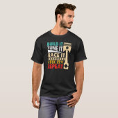 Bouw het Tune It Race It Break Racing Mannen Drag  T-shirt (Voorkant volledig)
