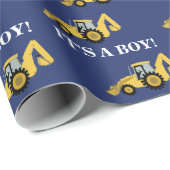 Bouw-hoes Het is een paddestoel Cadeaupapier (Rol Hoek)