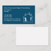 Bouw Home Remodelling Services Visitekaartje (Voorkant / Achterkant)