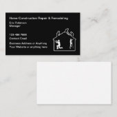 Bouw Home Remodelling Services Visitekaartje (Voorkant / Achterkant)