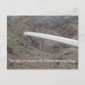 Bouw Hoover Dam Bypass Bridge Briefkaart (Voorkant)