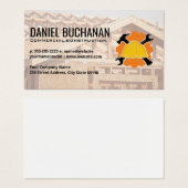 Bouw | House Wood Lijst Visitekaartje (Voorkant /achterkant)