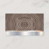 Bouw | Hout Metaal | Zaag Hamer Gereedschap Visitekaartje (Achterkant)