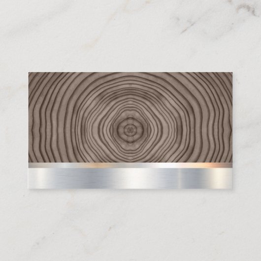 Bouw | Hout Metaal | Zaag Hamer Gereedschap Visitekaartje (Achterkant)