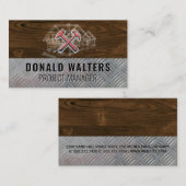 Bouw | Hout | Staal | Blauwdrukken Visitekaartje (Voorkant / Achterkant)