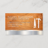 Bouw | Houten | Gereedschap voor hamers zagen Visitekaartje (Voorkant)