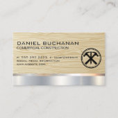 Bouw | Houtkorrels | Hammer en Nail Visitekaartje (Voorkant)