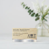 Bouw | Houtmetaal | Carpenter Tools Visitekaartje (Staand voorkant)