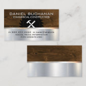 Bouw | Houtmetaal | Carpentry-tools Visitekaartje (Voorkant / Achterkant)