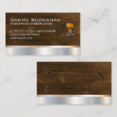 Bouw | Houtmetaal | Energieboor Visitekaartje (Voorkant / Achterkant)