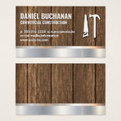 Bouw | Houtmetaal | Gereedschap Zaaghamer Visitekaartje (Voorkant /achterkant)