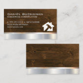 Bouw | Houtmetaal | Hammer Home Logo Visitekaartje (Voorkant / Achterkant)