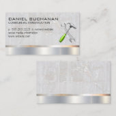 Bouw | Houtmetaal | Hammer uit Frankrijk Visitekaartje (Voorkant / Achterkant)