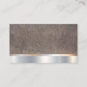 Bouw | Houtmetaal | Saw Hammer | Metaal Visitekaartje (Achterkant)