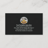 Bouw Huis Lijst Bouw Visitekaartje (Achterkant)