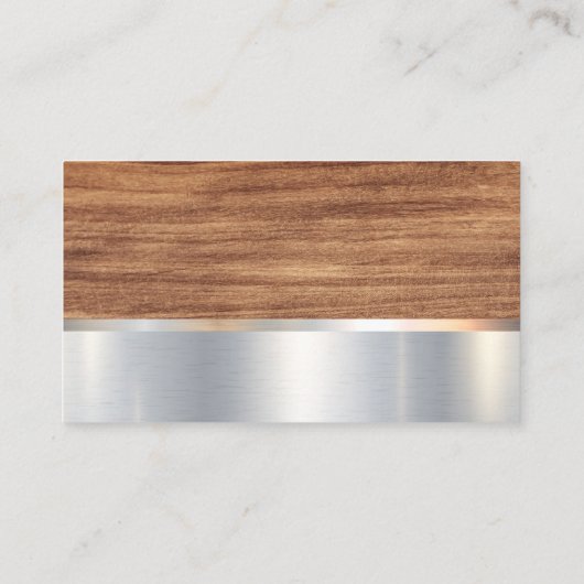 Bouw | Hulpmiddelen | Metaal | Hout Visitekaartje (Achterkant)