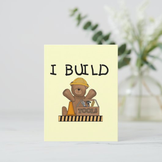 Bouw I Bouwt T-shirts en cadeaus Briefkaart (Staand voorkant)