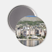 Bouw in Sarande stad in Albanië Magneet (Voorkant / Achterkant)